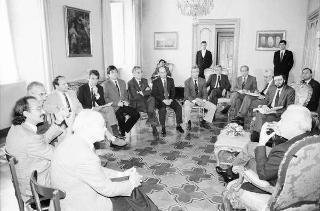 Incontro con una delegazione di parlamentari promotori del referendum sulla caccia