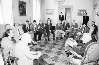 Incontro con una delegazione di parlamentari promotori del referendum sulla caccia