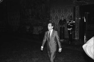 Incontro con il Presidente della Repubblica del Sud Africa Frederick W. De Klerk