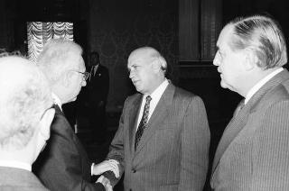 Incontro con il Presidente della Repubblica del Sud Africa Frederick W. De Klerk