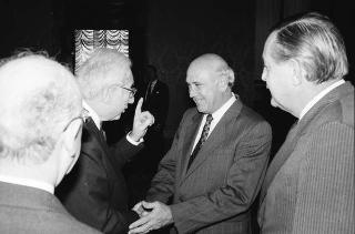 Incontro con il Presidente della Repubblica del Sud Africa Frederick W. De Klerk