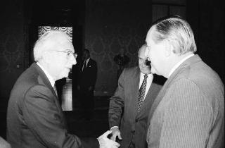 Incontro con il Presidente della Repubblica del Sud Africa Frederick W. De Klerk