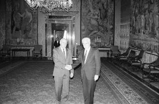 Incontro con il Presidente della Repubblica del Sud Africa Frederick W. De Klerk