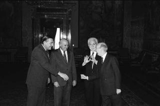 Incontro con il Presidente della Repubblica del Sud Africa Frederick W. De Klerk