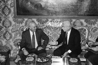 Incontro con il Presidente della Repubblica del Sud Africa Frederick W. De Klerk