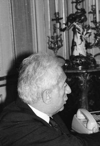 Incontro del Presidente della Repubblica Francesco Cossiga con Gabriel Valdes, presidente del Senato della Repubblica del Cile