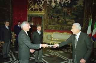 Peter Robert Bennett, nuovo ambasciatore di Nuova Zelanda: presentazione delle lettere credenziali