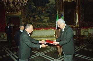 Ahmad El Hajj, nuovo ambasciatore della Repubblica Libanese: presentazione delle lettere credenziali
