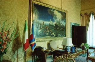 Cerimonia di consegna del nuovo Stendardo Presidenziale al Comando Carabinieri Guardie del Presidente della Repubblica