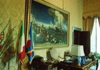 Cerimonia di consegna del nuovo Stendardo Presidenziale al Comando Carabinieri Guardie del Presidente della Repubblica