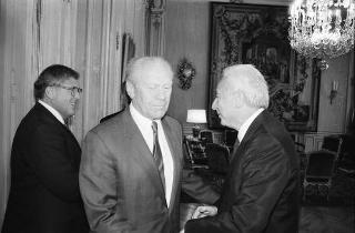 Incontro del Presidente della Repubblica Francesco Cossiga con Gerald Ford, ex Presidente degli Stati Uniti d'America