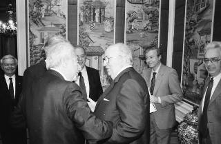 Incontro del Presidente della Repubblica Francesco Cossiga con Gerald Ford, ex Presidente degli Stati Uniti d'America