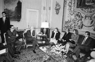 Incontro con il Presidente della Repubblica del Venezuela Carlos Andrèas Perez