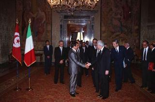 Visita di Stato del Presidente della Repubblica di Tunisia Zine El Abidine Ben Alì