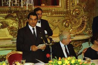 Visita di Stato del Presidente della Repubblica di Tunisia Zine El Abidine Ben Alì