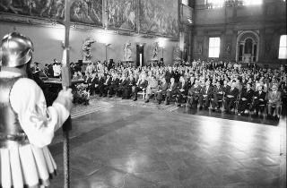 Visita a Firenze, in occasione dell'inaugurazione delle mostre "L'età di Masaccio. Il primo Quattrocento a Firenze" e "L'idea Ferrari" e del restauro degli affreschi di Masaccio nella chiesa di S. Maria del Carmine