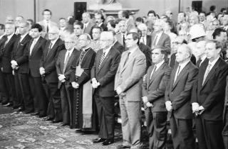 Visita a Firenze, in occasione dell'inaugurazione delle mostre "L'età di Masaccio. Il primo Quattrocento a Firenze" e "L'idea Ferrari" e del restauro degli affreschi di Masaccio nella chiesa di S. Maria del Carmine