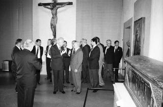Visita a Firenze, in occasione dell'inaugurazione delle mostre "L'età di Masaccio. Il primo Quattrocento a Firenze" e "L'idea Ferrari" e del restauro degli affreschi di Masaccio nella chiesa di S. Maria del Carmine