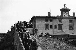 Visita a Firenze, in occasione dell'inaugurazione delle mostre "L'età di Masaccio. Il primo Quattrocento a Firenze" e "L'idea Ferrari" e del restauro degli affreschi di Masaccio nella chiesa di S. Maria del Carmine