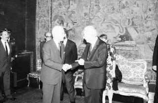 Incontro con il Presidente della Repubblica Federale di Germania, Richard von Weizsacker