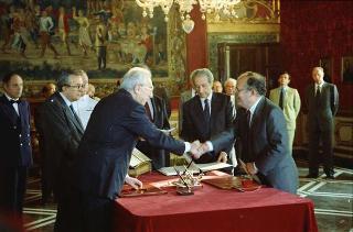 Intervento del Presidente della Repubblica Francesco Cossiga al Giuramento dei nuovi ministri del VI Gabinetto Andreotti