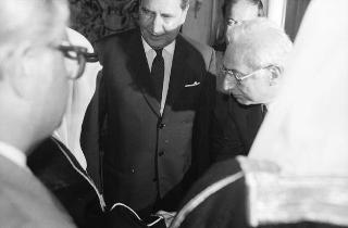 Incontro del Presidente della Repubblica Francesco Cossiga con Sua Altezza Reale Saad Abdullah Al Sahah, primo ministro e Principe ereditario del Kuwait