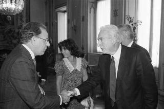 Incontro con una delegazione dell'Associazione "Order Sons of Italy in America"