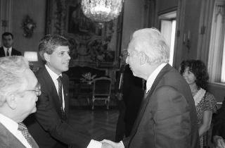 Incontro con una delegazione dell'Associazione "Order Sons of Italy in America"