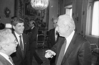 Incontro con una delegazione dell'Associazione "Order Sons of Italy in America"