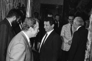 Incontro con il Presidente della Repubblica Federativa Ceca e Slovacca Vaclav Havel