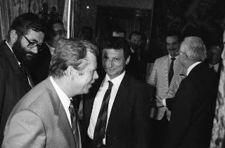 Incontro con il Presidente della Repubblica Federativa Ceca e Slovacca Vaclav Havel