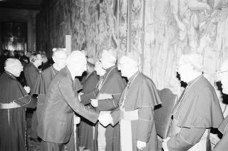 Pranzo in onore di una rappresentanza di partecipanti all'VIII Assemblea generale ordinaria del Sinodo dei Vescovi