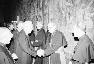 Pranzo in onore di una rappresentanza di partecipanti all'VIII Assemblea generale ordinaria del Sinodo dei Vescovi
