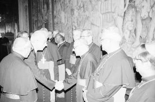 Pranzo in onore di una rappresentanza di partecipanti all'VIII Assemblea generale ordinaria del Sinodo dei Vescovi