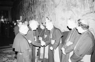 Pranzo in onore di una rappresentanza di partecipanti all'VIII Assemblea generale ordinaria del Sinodo dei Vescovi