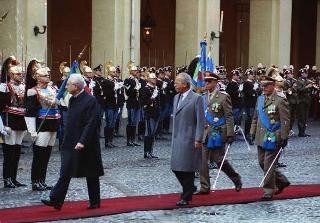 Cerimonia del cambio di denominazione del Comando carabinieri guardie del Presidente della Repubblica in "Reggimento Carabinieri Guardie della Repubblica" e deposizione di una corona d'alloro, da parte del Presidente della Repubblica, sulla Tomba del Milite Ignoto