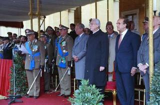 Cerimonia del cambio di denominazione del Comando carabinieri guardie del Presidente della Repubblica in "Reggimento Carabinieri Guardie della Repubblica" e deposizione di una corona d'alloro, da parte del Presidente della Repubblica, sulla Tomba del Milite Ignoto