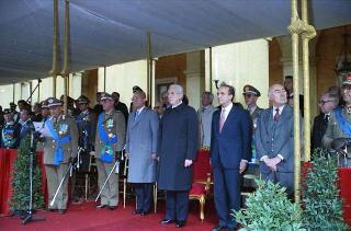 Cerimonia del cambio di denominazione del Comando carabinieri guardie del Presidente della Repubblica in "Reggimento Carabinieri Guardie della Repubblica" e deposizione di una corona d'alloro, da parte del Presidente della Repubblica, sulla Tomba del Milite Ignoto