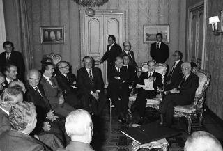Incontro con i presidenti del Consigli regionali e delle Province autonome d'Italia