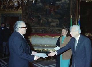 Luis Gaspar da Silva, Portogallo: presentazione delle Lettere credenziali