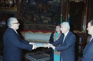 Luis Gaspar da Silva, Portogallo: presentazione delle Lettere credenziali
