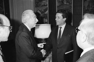 Incontro del Presidente della Repubblica Francesco Cossiga con Federico Mayor, direttore generale dell'UNESCO