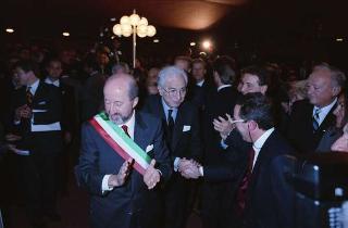 Intervento del Presidente della Repubblica,in forma privata,a Cairo Montenotte per la commemorazione di Francesco Cesare Rossi ed a Ferrania per una visita allo stabilimento della Società 3M. E visita a Stella San Giovanni presso la tomba del Presidente Sandro Pertini