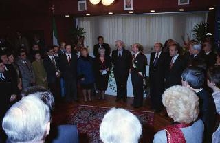 Intervento del Presidente della Repubblica,in forma privata,a Cairo Montenotte per la commemorazione di Francesco Cesare Rossi ed a Ferrania per una visita allo stabilimento della Società 3M. E visita a Stella San Giovanni presso la tomba del Presidente Sandro Pertini