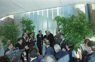 Intervento del Presidente della Repubblica,in forma privata,a Cairo Montenotte per la commemorazione di Francesco Cesare Rossi ed a Ferrania per una visita allo stabilimento della Società 3M. E visita a Stella San Giovanni presso la tomba del Presidente Sandro Pertini