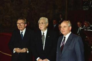 Visita ufficiale del Presidente dell'Unione delle Repubbliche Socialiste Sovietiche Mikhail Gorbaciov e della Signora Raissa Gorbaciova