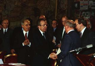 Visita ufficiale del Presidente dell'Unione delle Repubbliche Socialiste Sovietiche Mikhail Gorbaciov e della Signora Raissa Gorbaciova