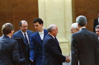 Visita ufficiale del Presidente dell'Unione delle Repubbliche Socialiste Sovietiche Mikhail Gorbaciov e della Signora Raissa Gorbaciova