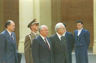 Visita ufficiale del Presidente dell'Unione delle Repubbliche Socialiste Sovietiche Mikhail Gorbaciov e della Signora Raissa Gorbaciova