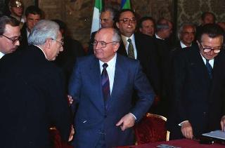 Visita ufficiale del Presidente dell'Unione delle Repubbliche Socialiste Sovietiche Mikhail Gorbaciov e della Signora Raissa Gorbaciova